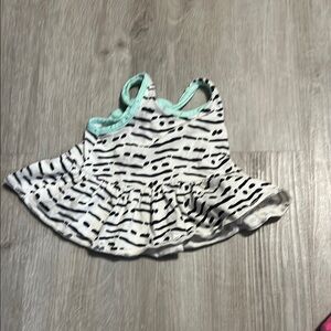 Kids Zebra Print Tank Top